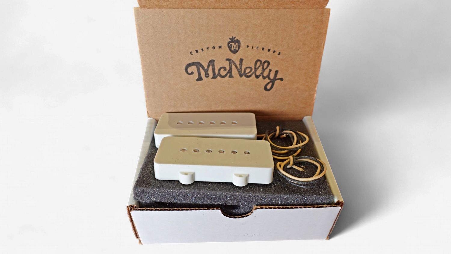 McNelly 46/58 Jazzmaster Bridge (White)