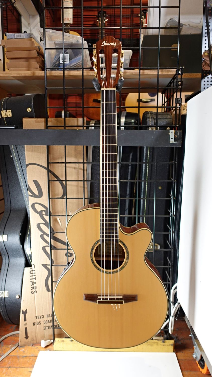 2010 Ibanez AEG10NE-NT Classical Cutaway - No Case