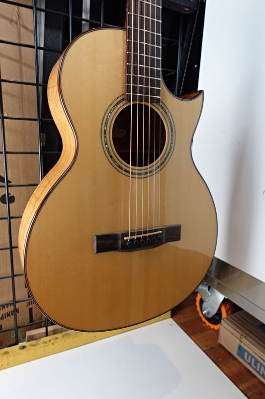 2026 Webber Parlour - Figured Narra 13 Fret Cutaway