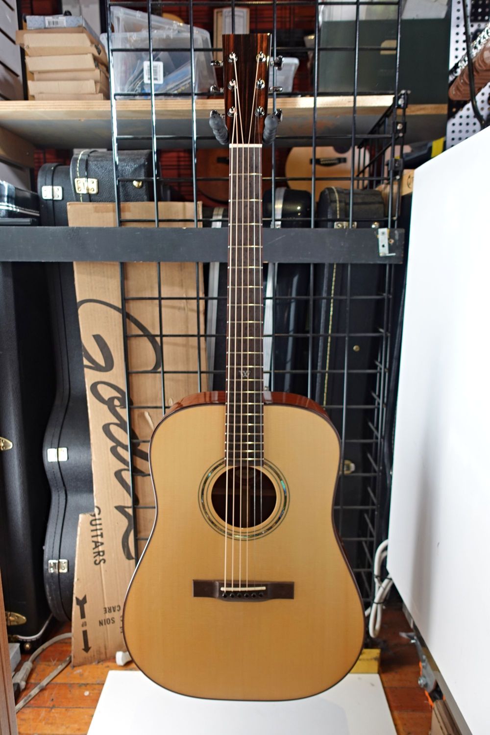 2026 Webber Dreadnought Sapele with Engelman Top w/ Case