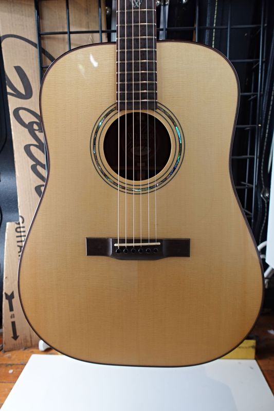 2026 Webber Dreadnought Sapele with Engelman Top w/ Case