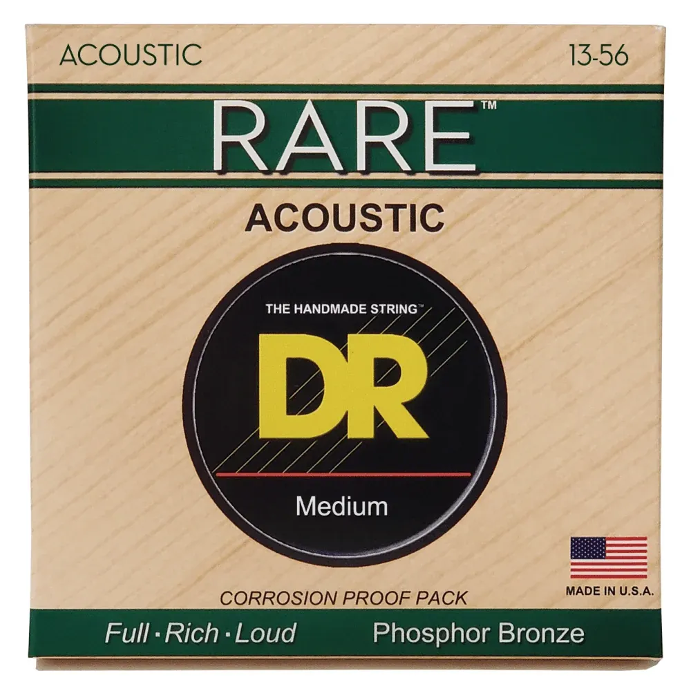 DR RPMH-13 13-56 Medium Gauge Phosphor Bronze Acoustic Guitar Strings