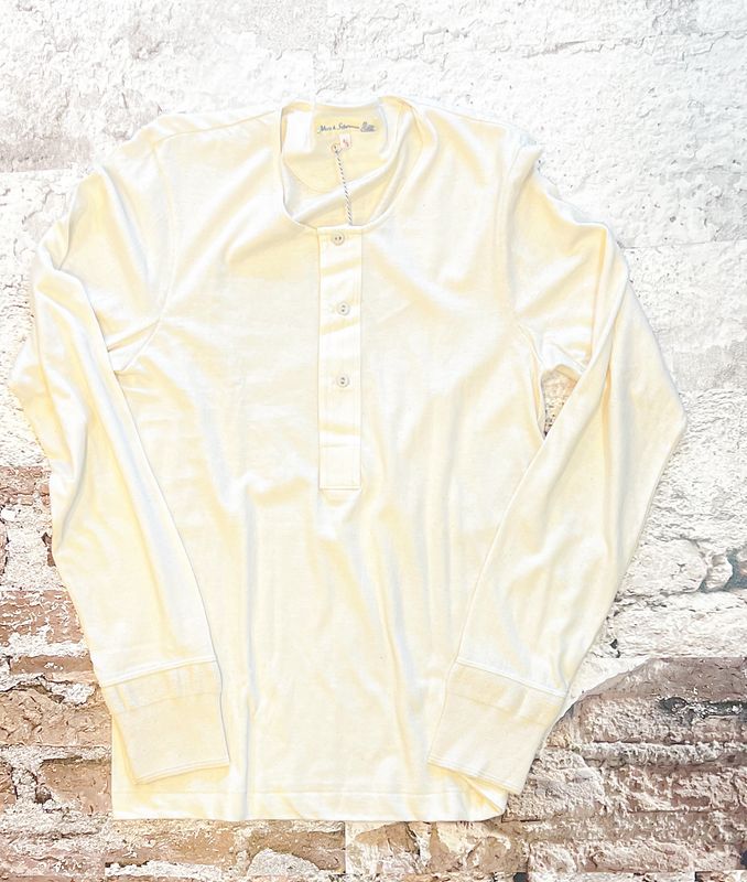 102 Men’s Loop-Wheeled Henley, 5.5 OZ, Classic Fit