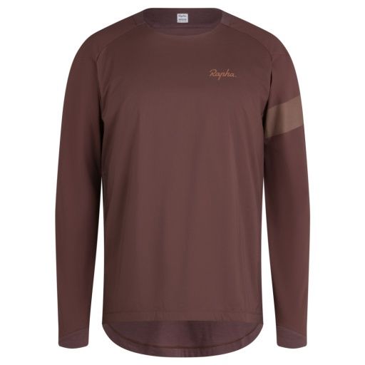 MEN&#39;S TRAIL WINDBLOCK JERSEY, Size: Large, Colour: WALNUT BROWN/CHESTNUT BROWN, Season: AW24