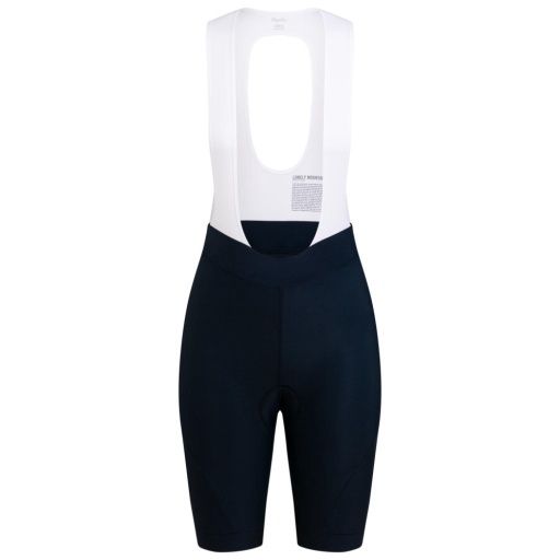 WOMENS CORE BIB SHORTS, Size: Medium, Color: DARK NAVY/WHITE