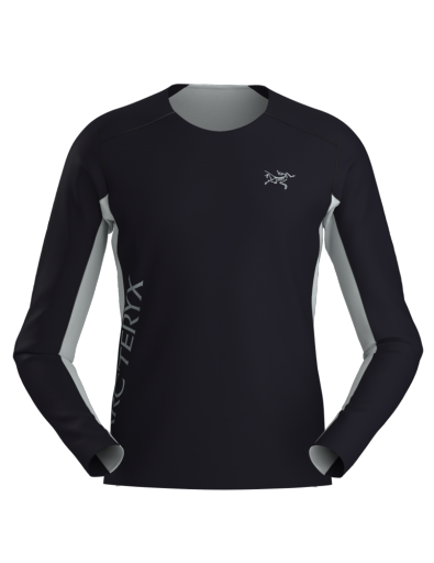 The Pride Norvan Downword Logo LS M, Size: XL, Colour: Black / Solitude, Season: --