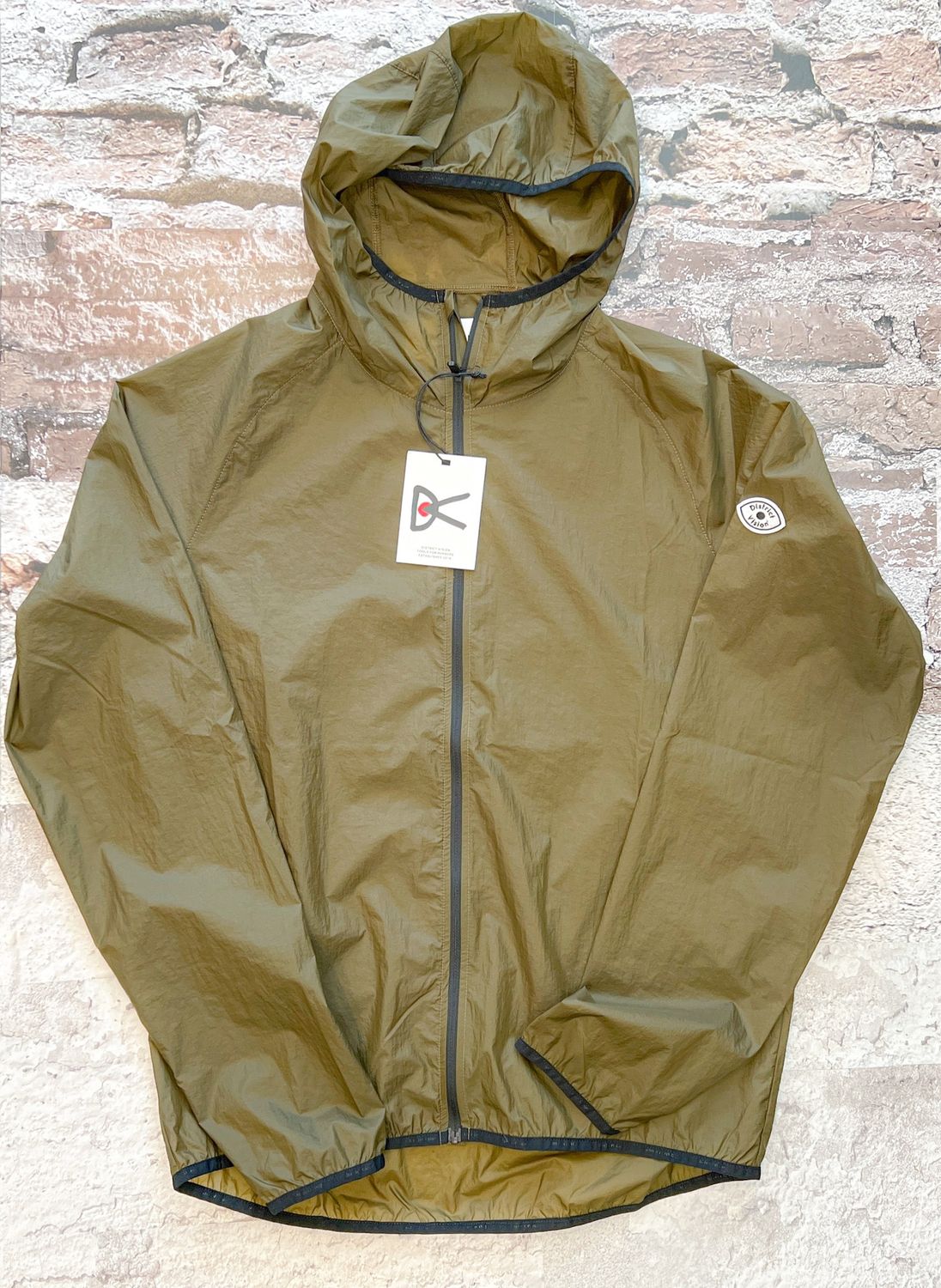 Ultralight DWR Wind Jacket, Color: Olive, Size: M