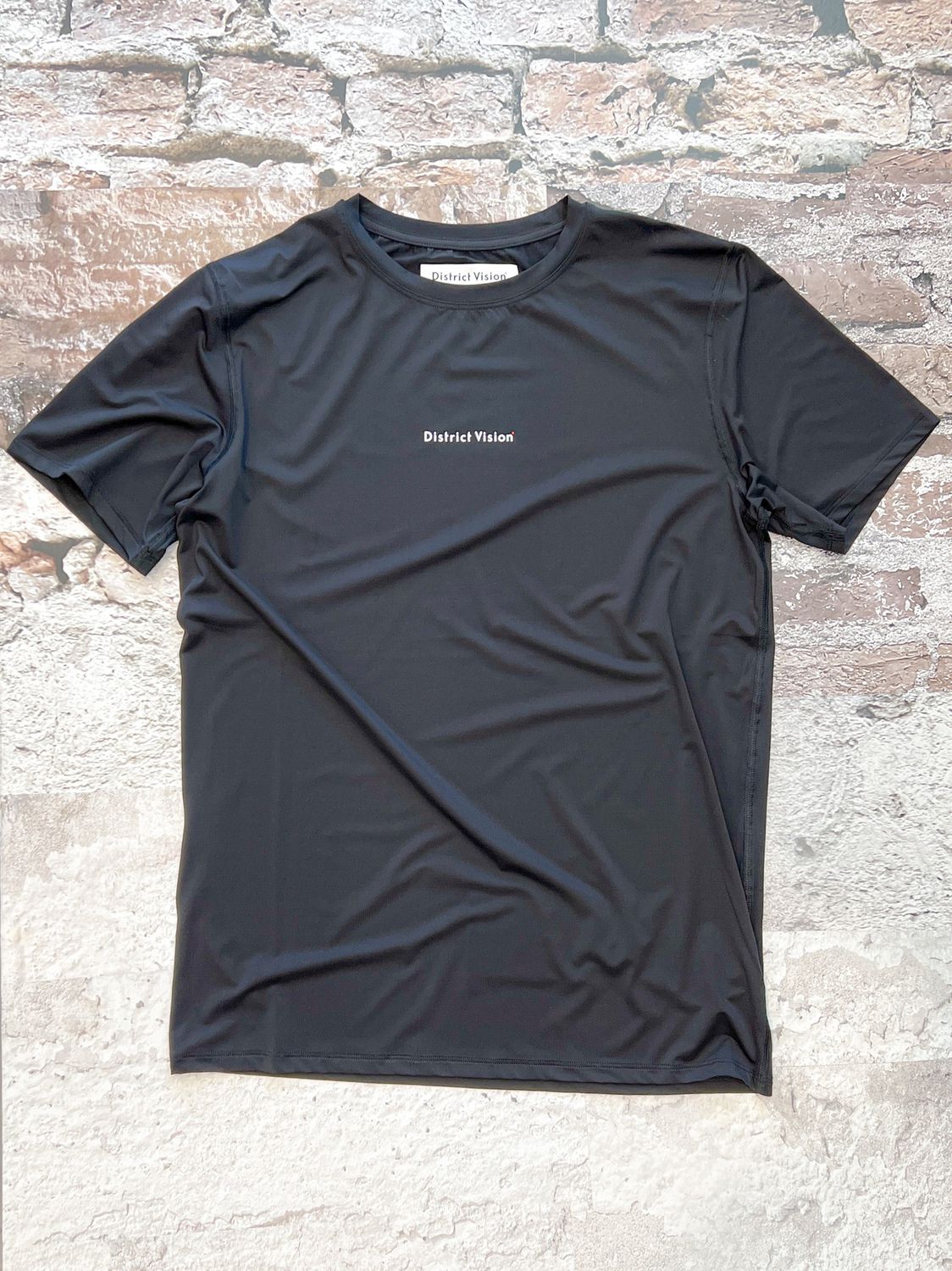 Ultralight Aloe Short Sleeve Tee, Color: Black Wordmark, Size: S