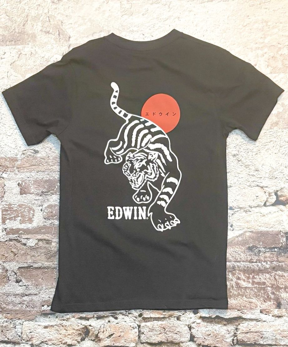Edwin Graphic Tee, Size: S, Color: Tiger