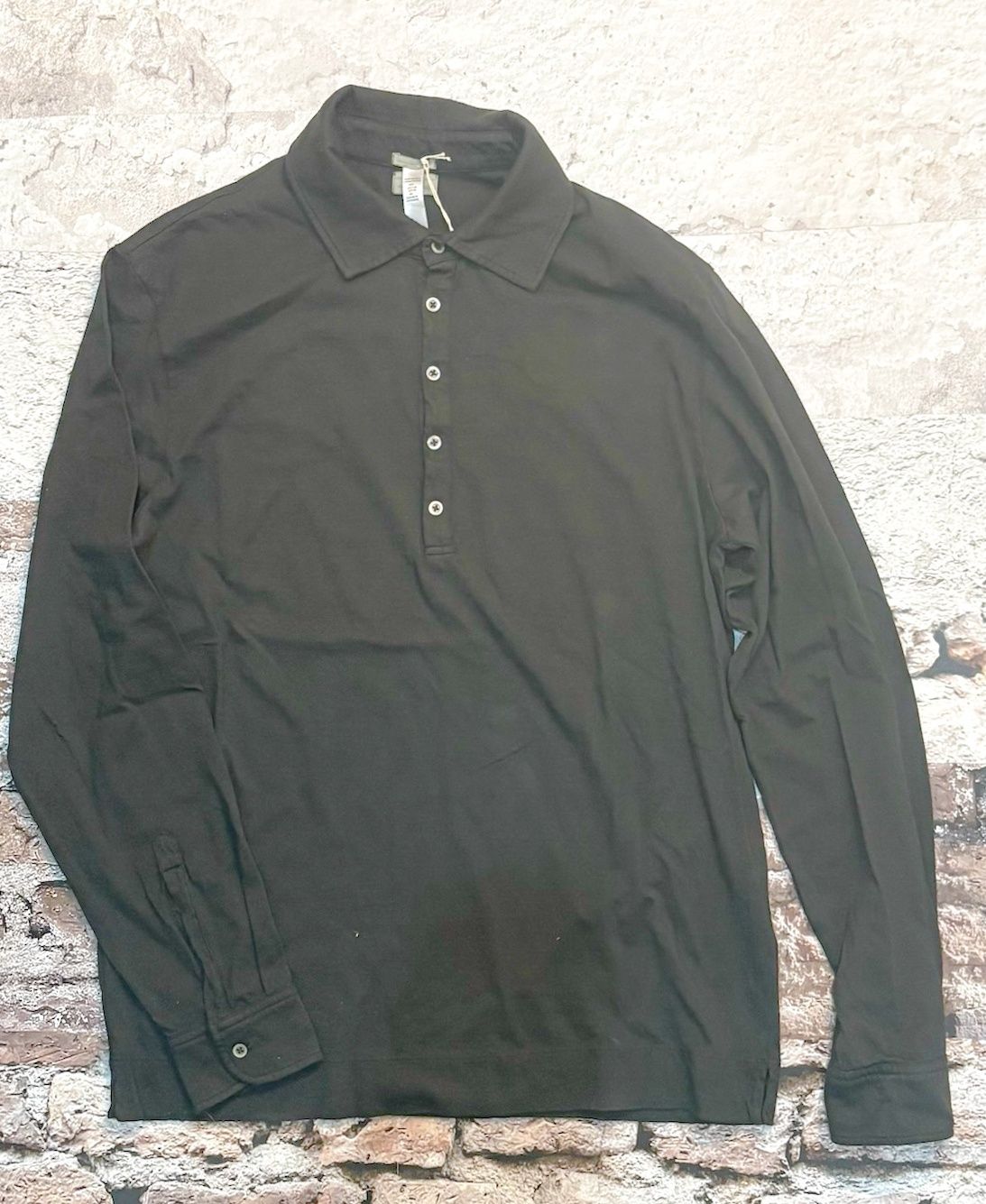 Ischia Long Sleeve Polo, Color: Dark Blue, Size: S