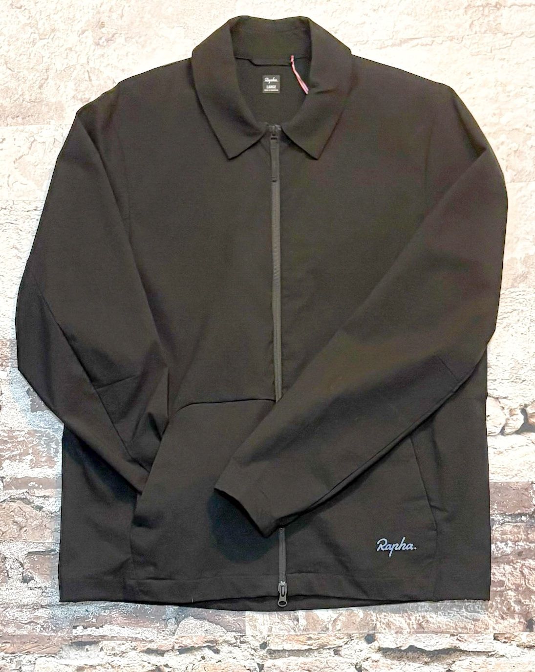 Men&#39;s Tech Collar Jacket, Color: Black/Grey, Size: Medium