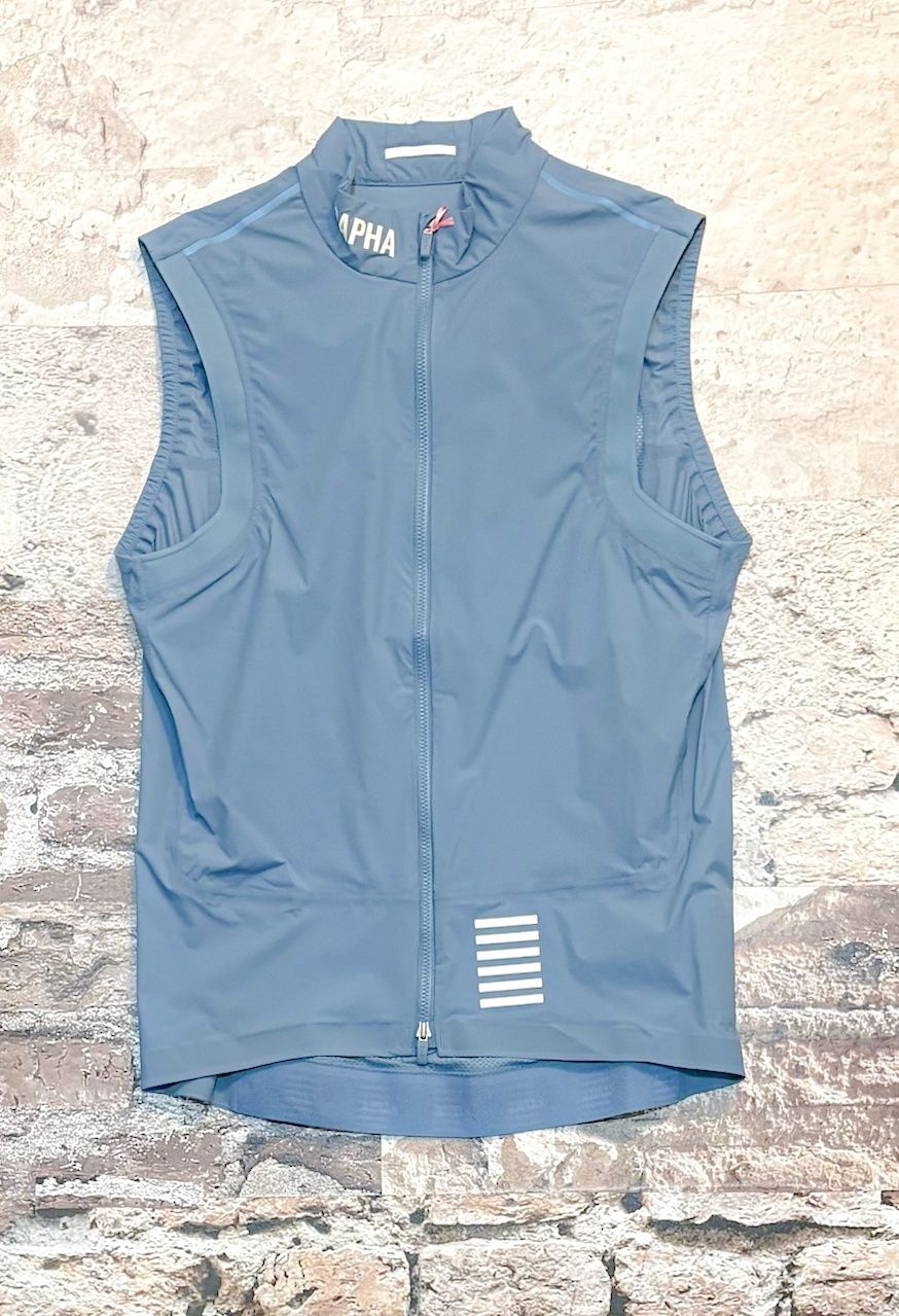 Men&#39;s Pro Team Lightweight Gilet, Color: Dusted Blue/White, Size: Medium