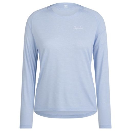 WOMEN&#39;S TRAIL LONG SLEEVE TECHNICAL T-SHIRT, Size: X-Small, Colour: KENTUCKY BLUE / ARCTIC ICE, Season: SS25