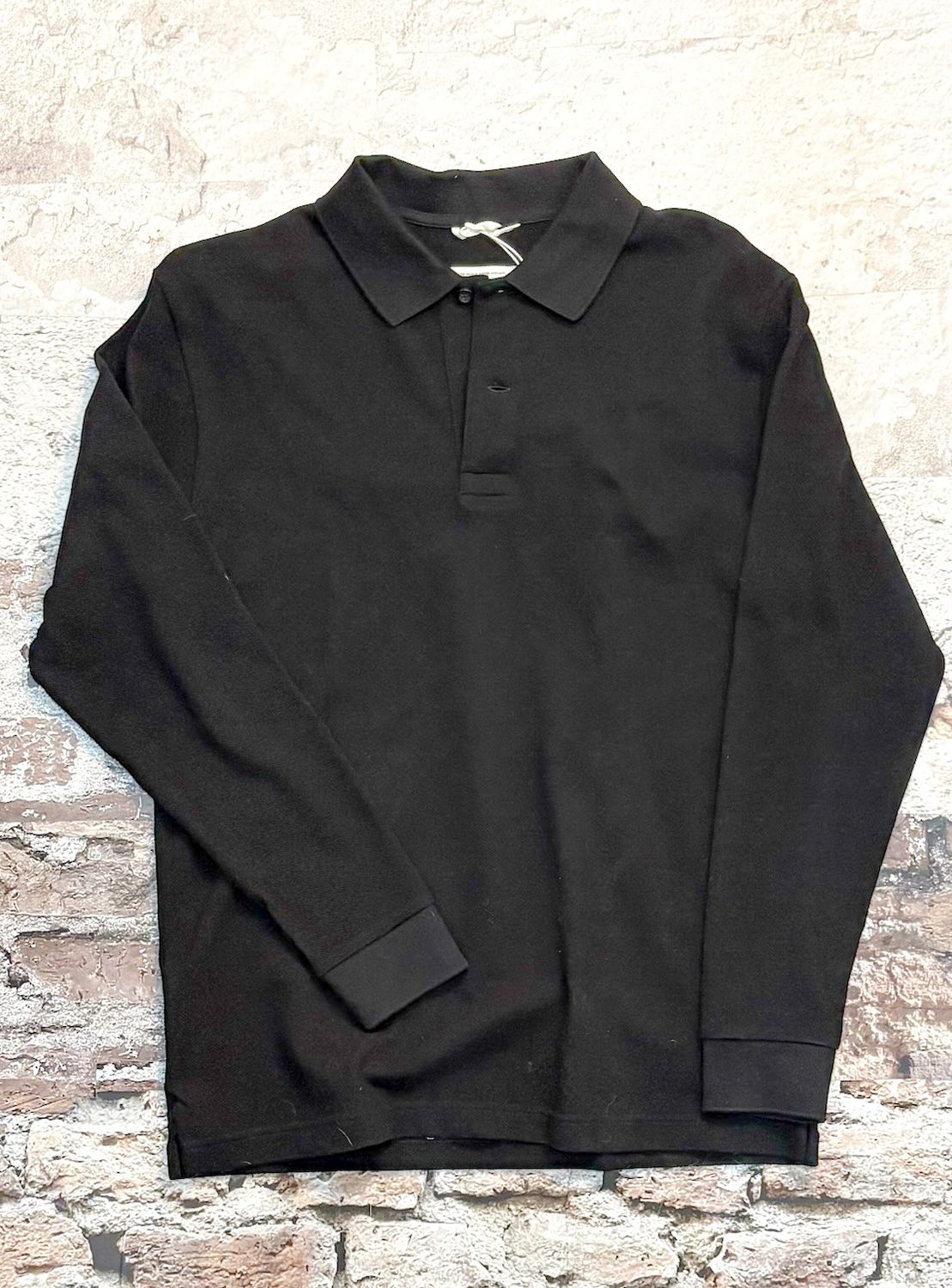 Academy LS Polo, Color: Black, Size: S
