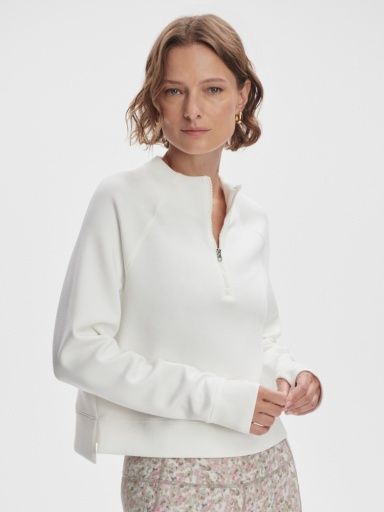 ebba half zip midlayer, Size: XS, Colour: snow white, Season: 2511