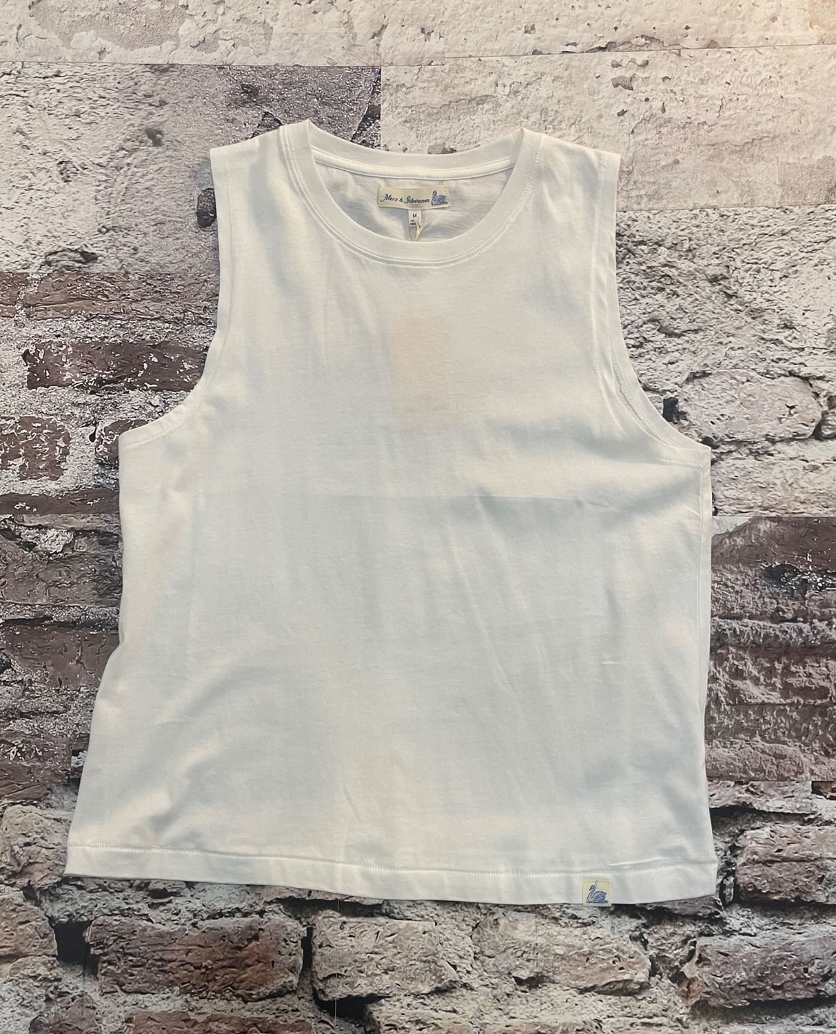 Organic Cotton Tank, Color: White, Size: XS
