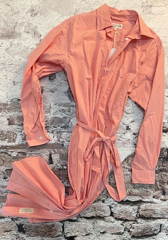 The Shirt Dress, Organic Cotton Poplin, 4.2 OZ, Relaxed Fit
