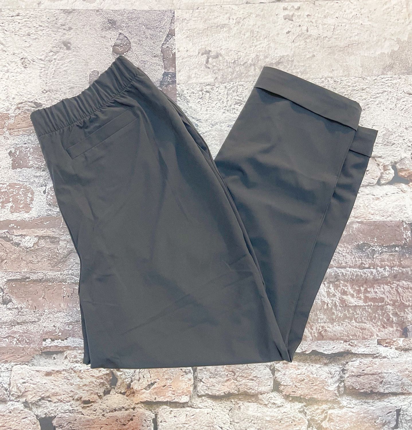 Alana Slim Tapered Cuff Pant 27, Size: M, Colour: Black