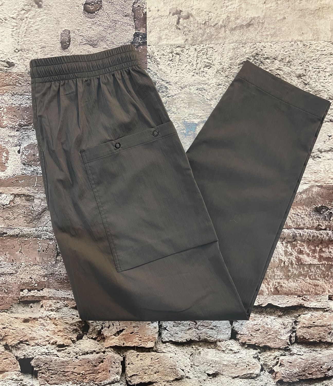Crepe Umps Pants, Color: Iron Gray, Size: S
