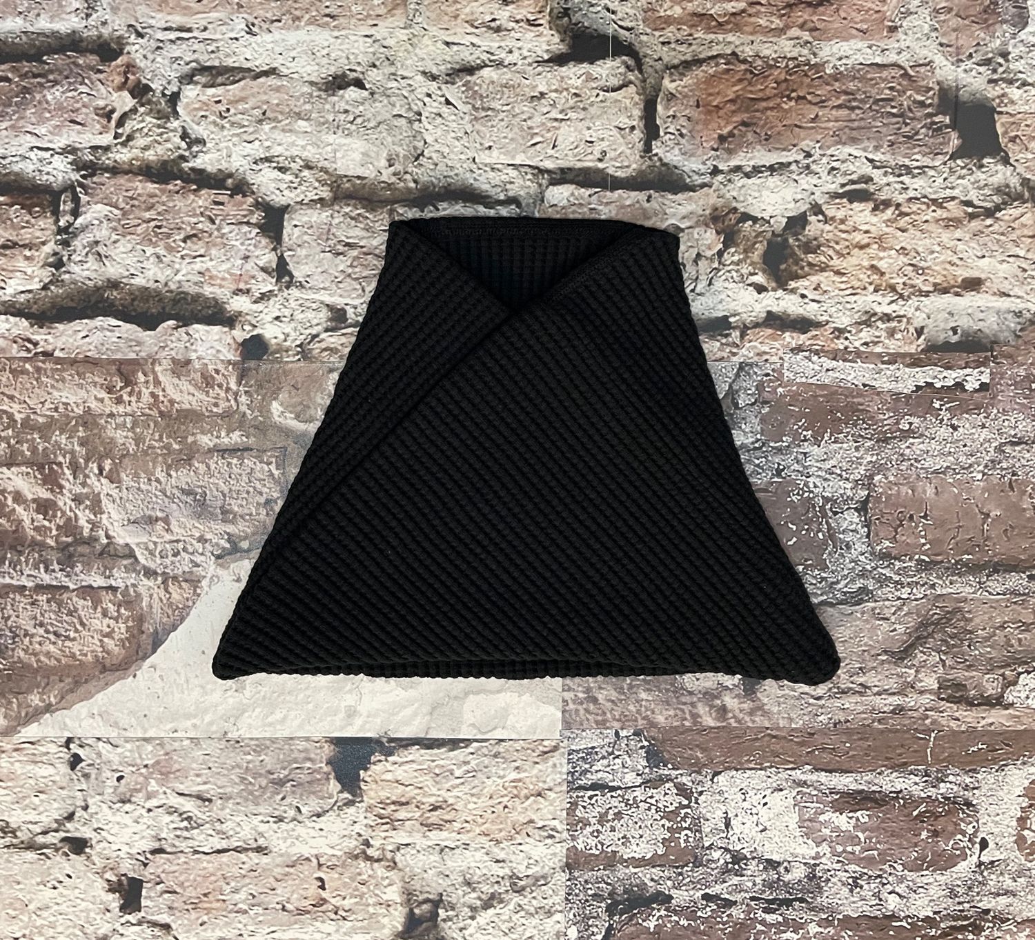 Waffle Twist Snood, Color: Black