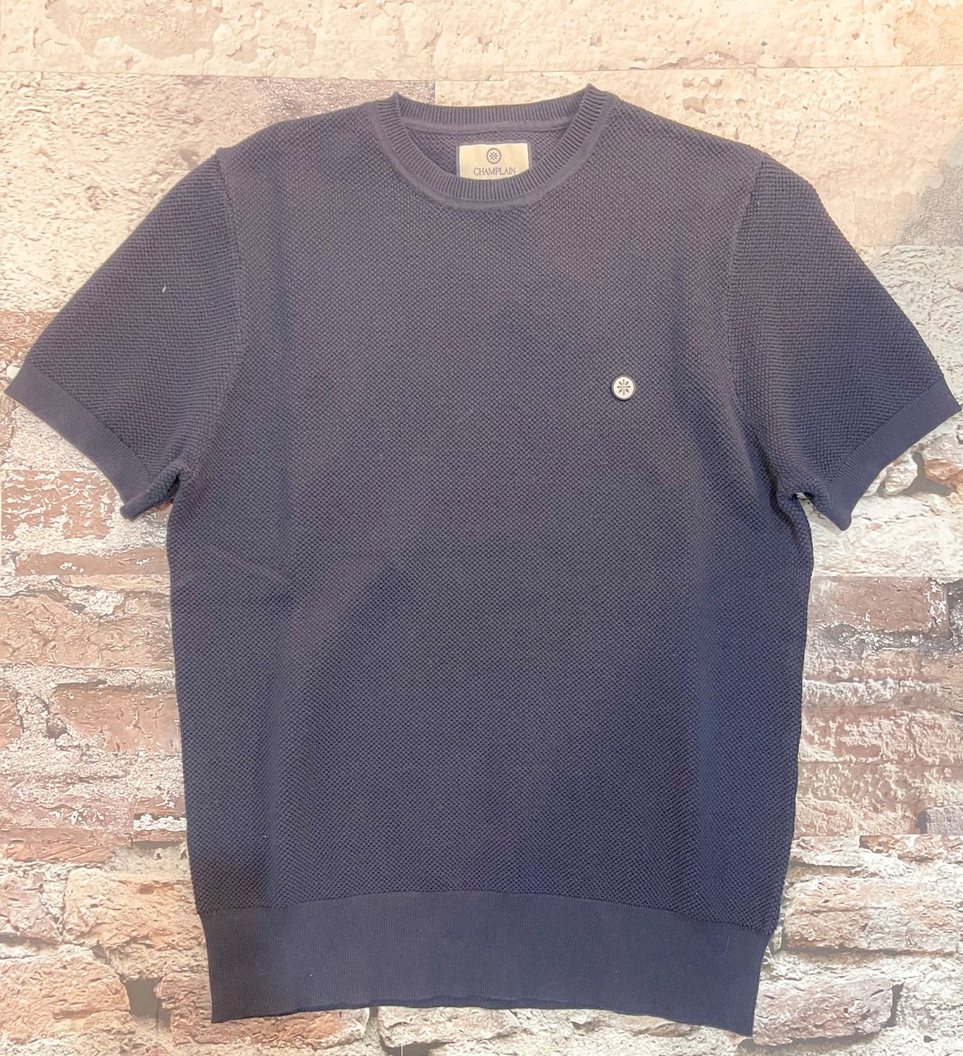 Champlain Knit Tee, Color: Navy, Size: S