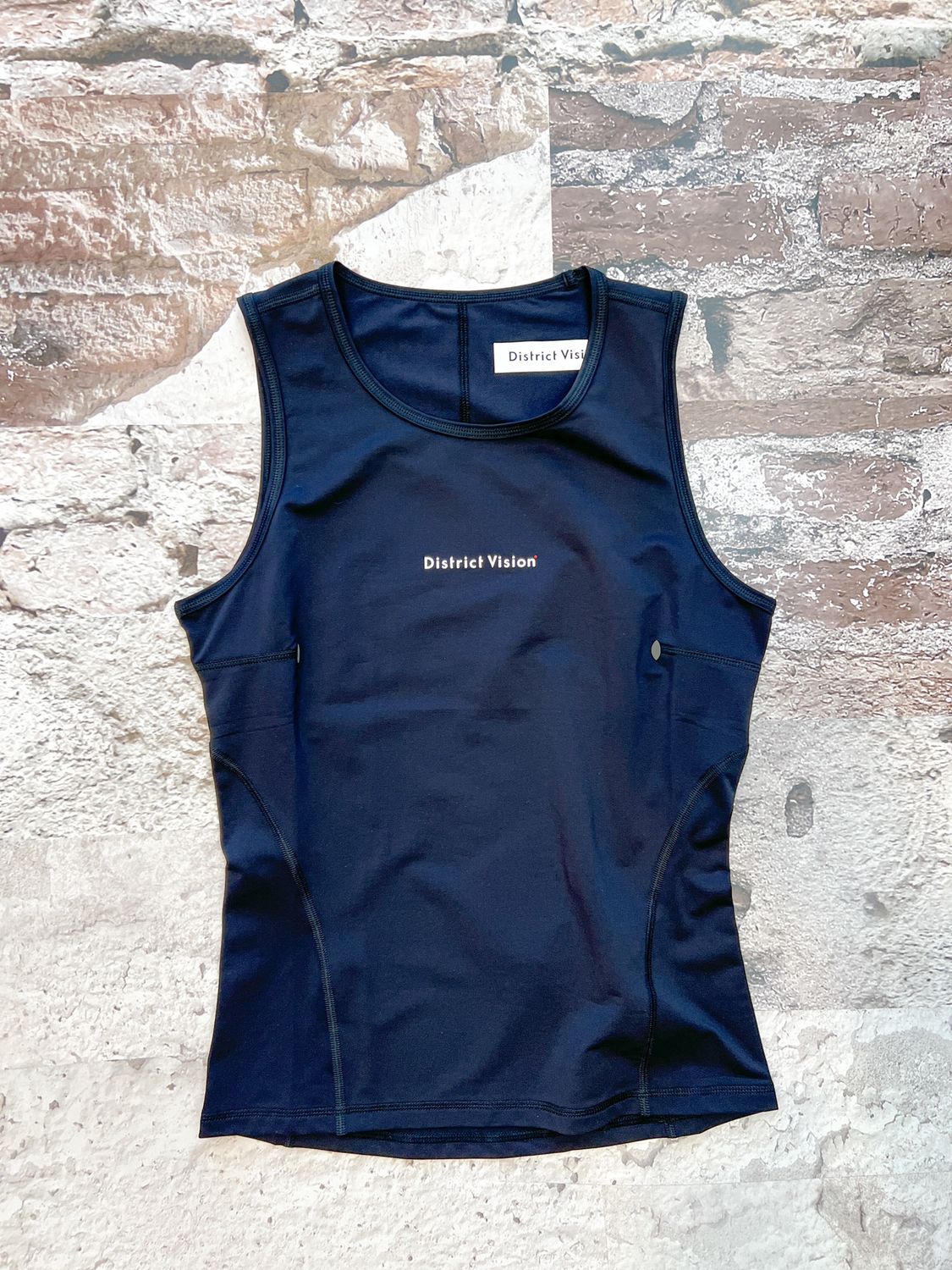 Thermal Base Layer Tank, Color: Black, Size: XS