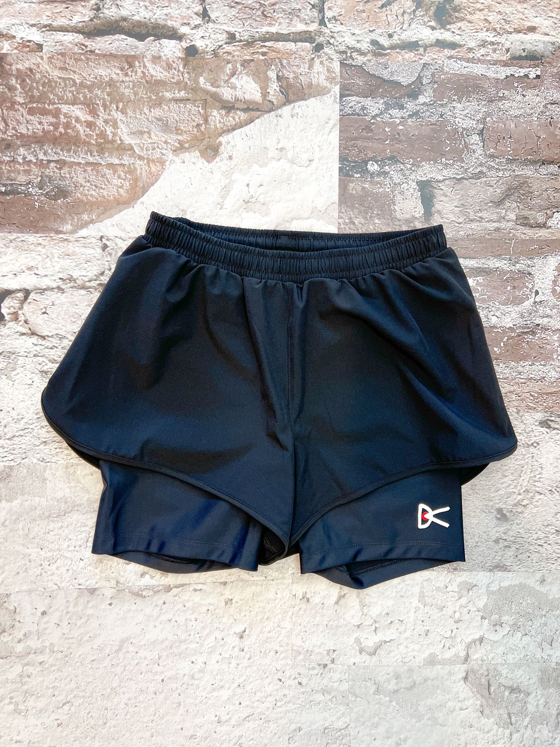 Woman’s Layered Trail Shorts, Color: Black, Size: S