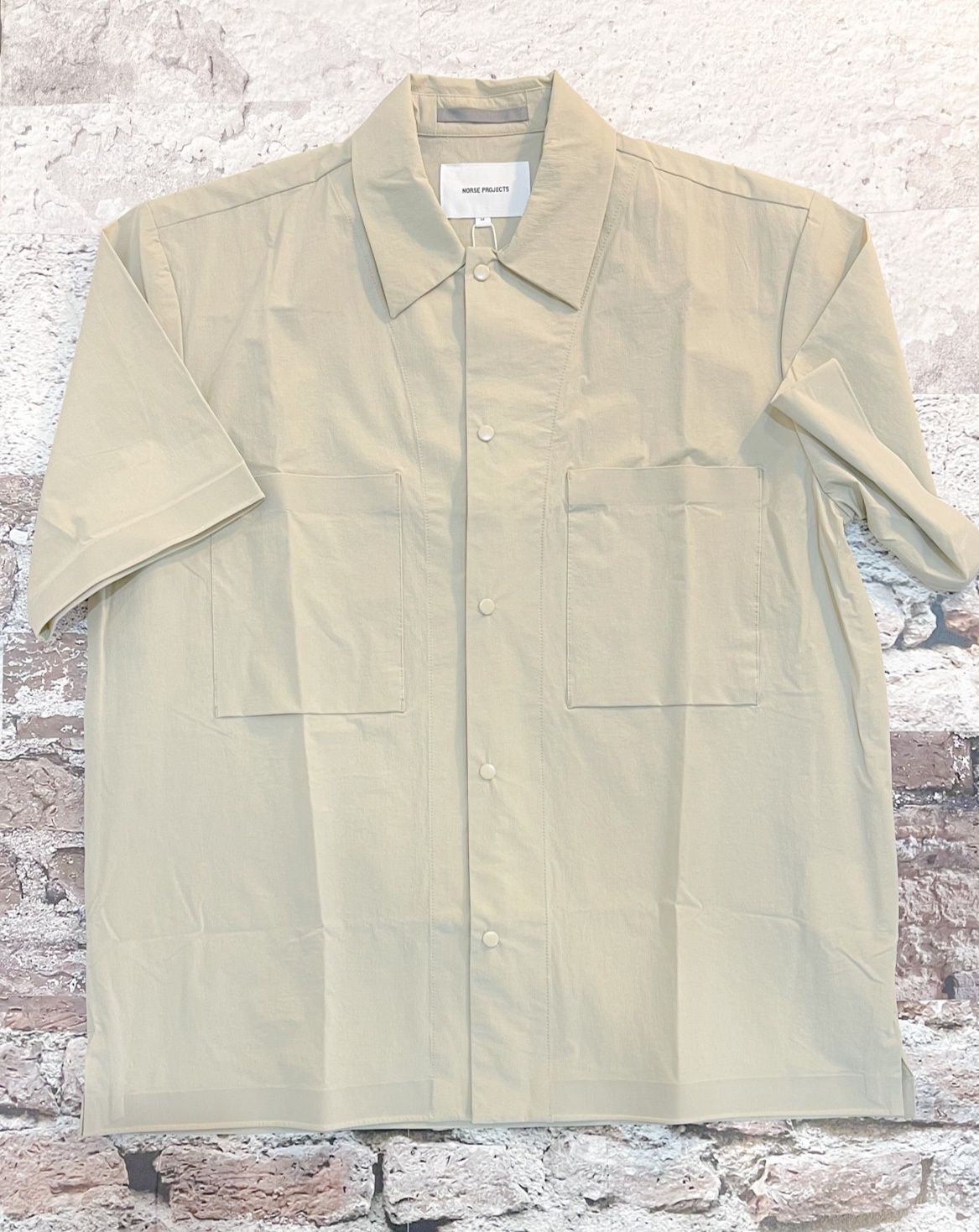 Hermann Travel Light SS Over Shirt, Color: Light Khaki, Size: S
