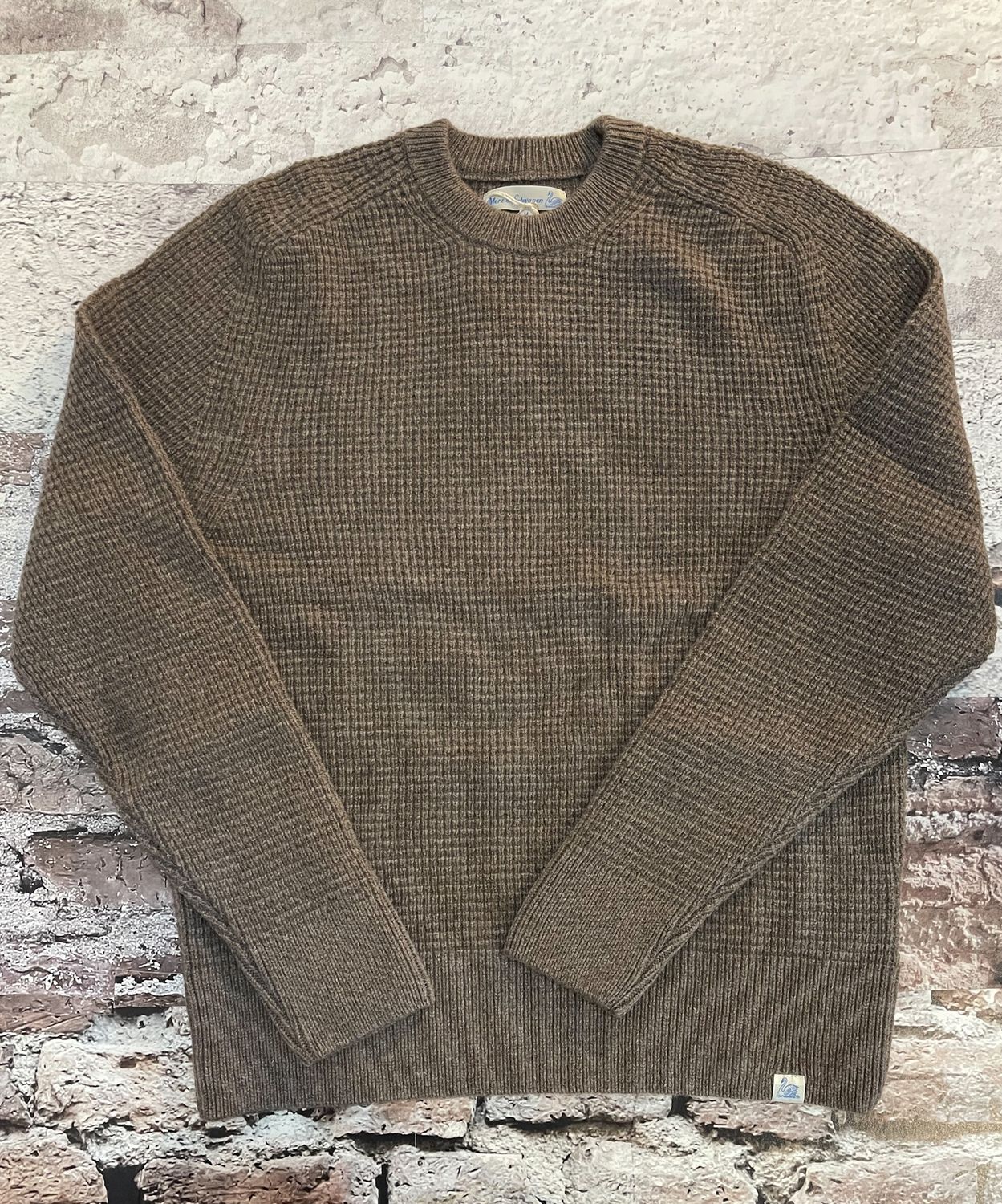 Blade 02 : Waffle Structured Sweater, Color: Grain, Size: M