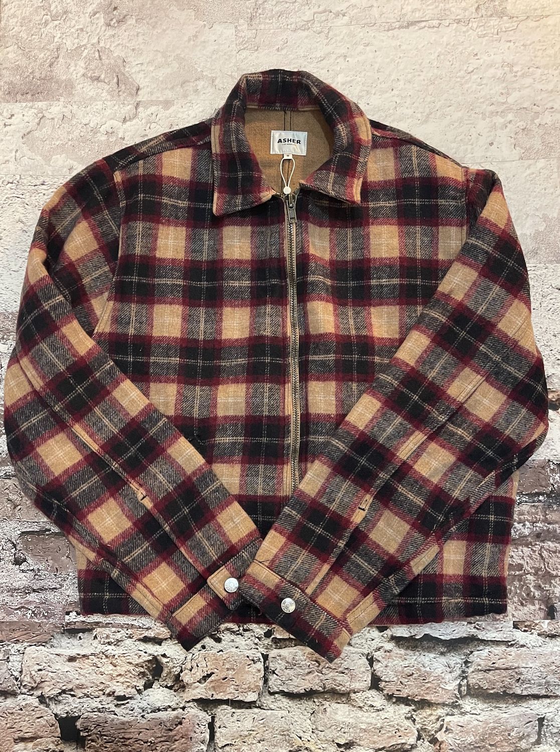 Plaid Zip Jacket