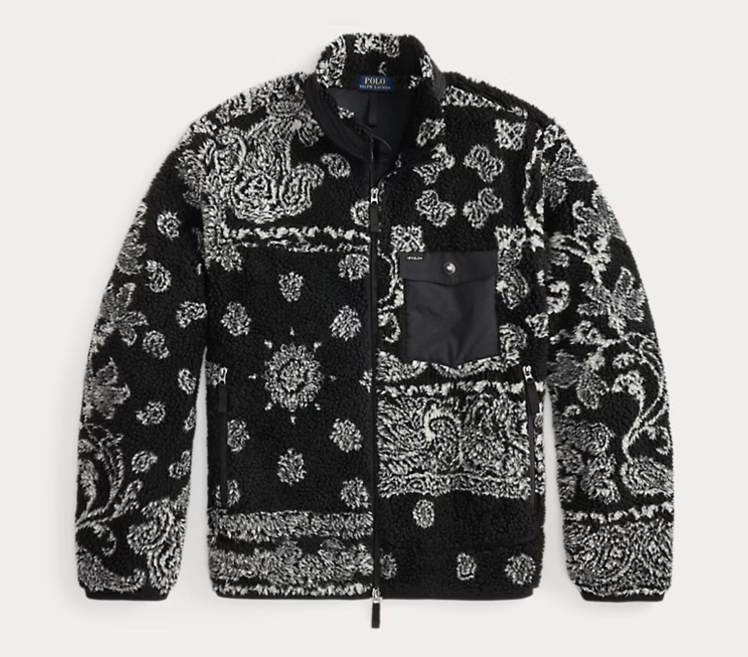 Bandana Patterned Hybrid Jacket