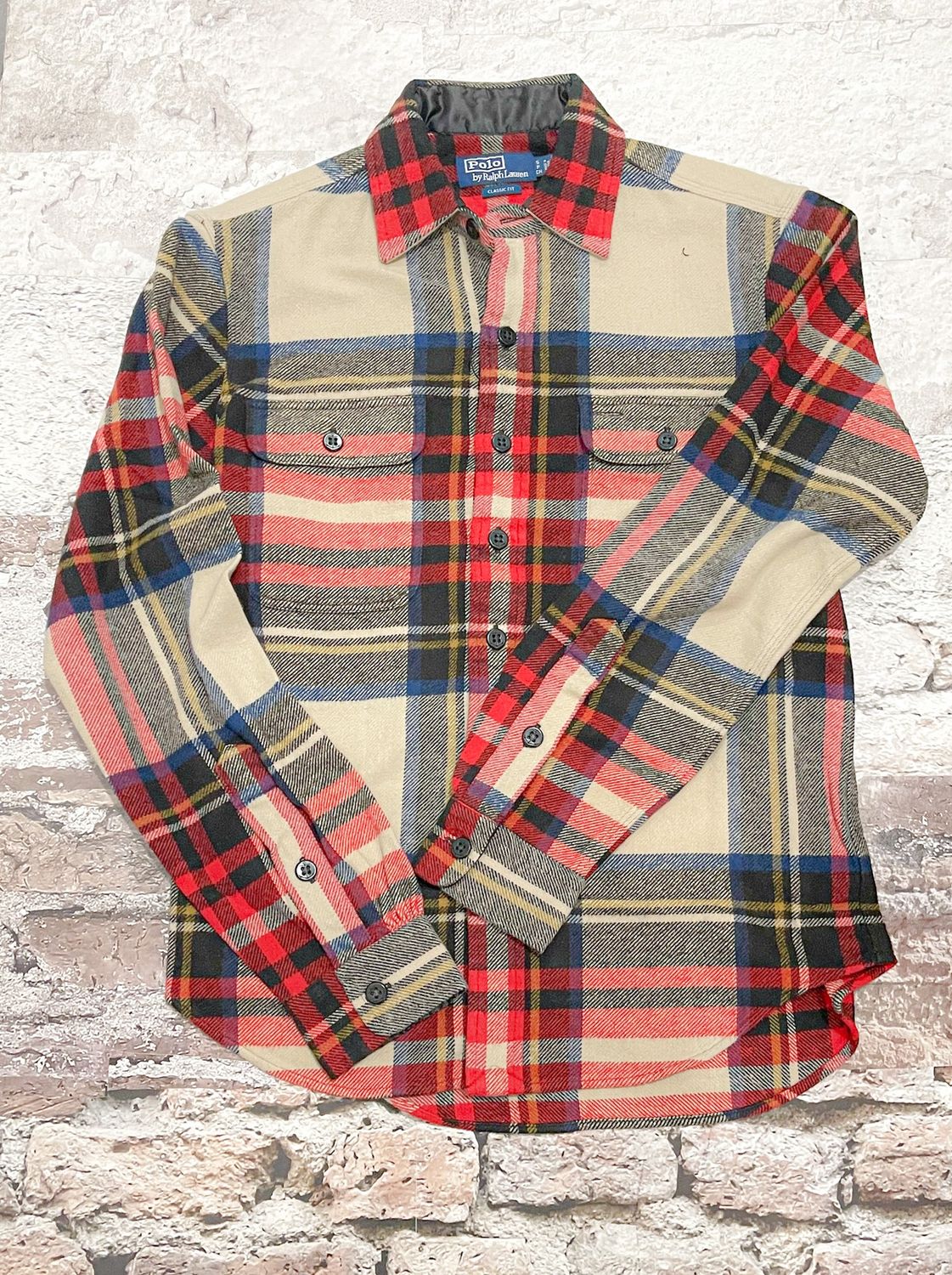 Classic Fit Plaid Flannel Workshirt