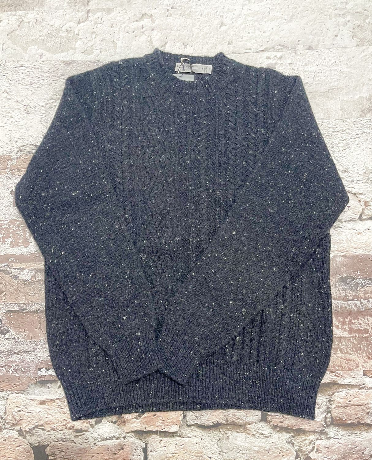 Ridges Arian Crew Neck, Color: Navy Fleck, Size: S