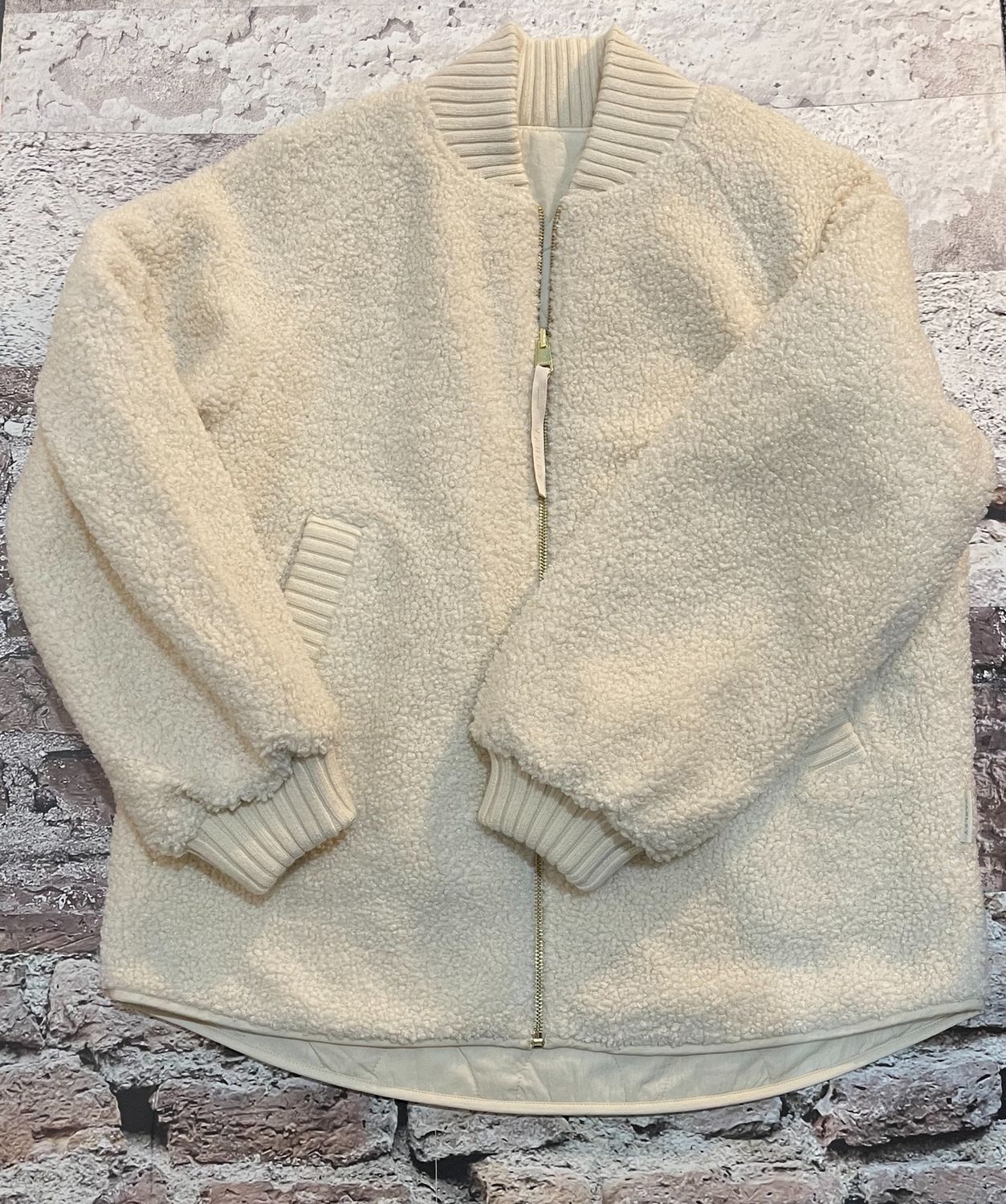 Serina Reversible Quilt Jacket, Color: Sandshell, Size: Small