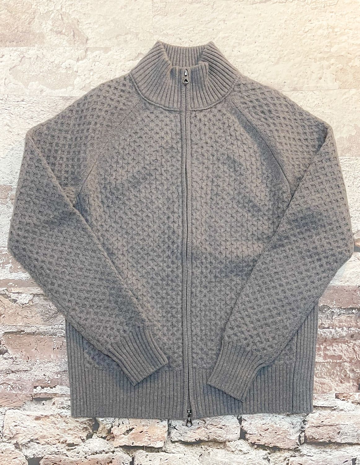 Knit Honeycomb Track Jacket