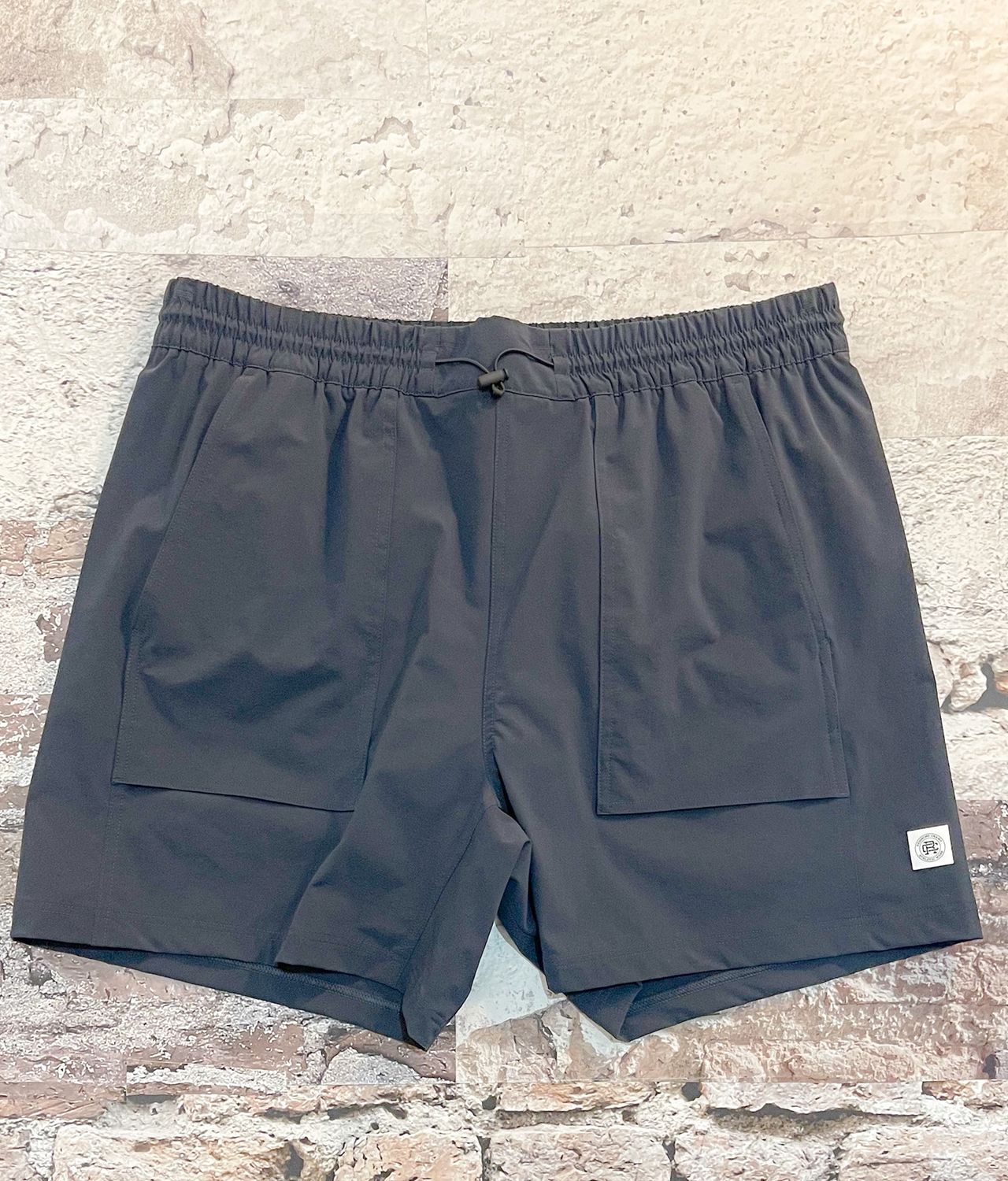Woven Stretch Nylon Utility Short