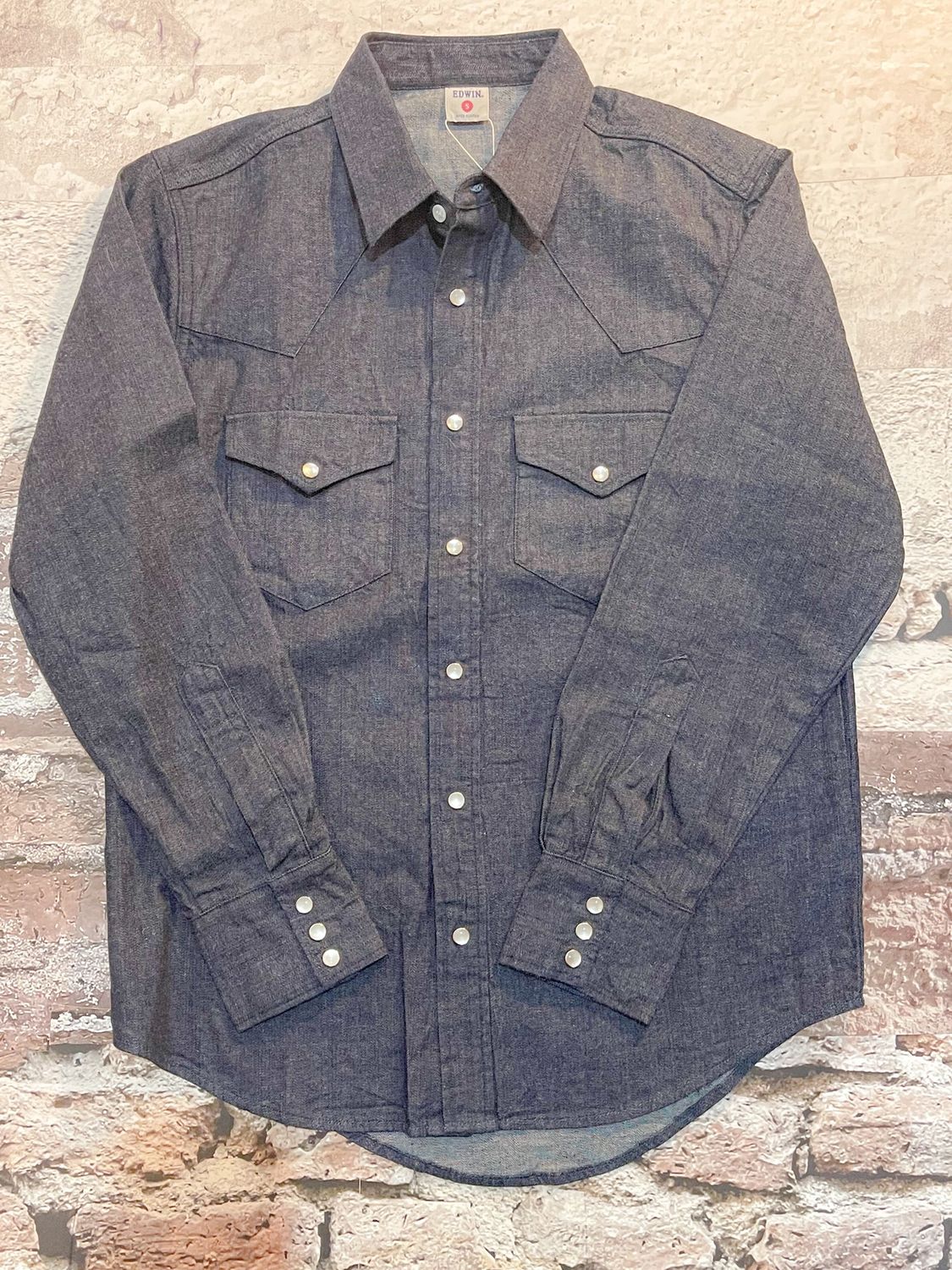Western Shirt, Color: Blue Denim, Size: Small