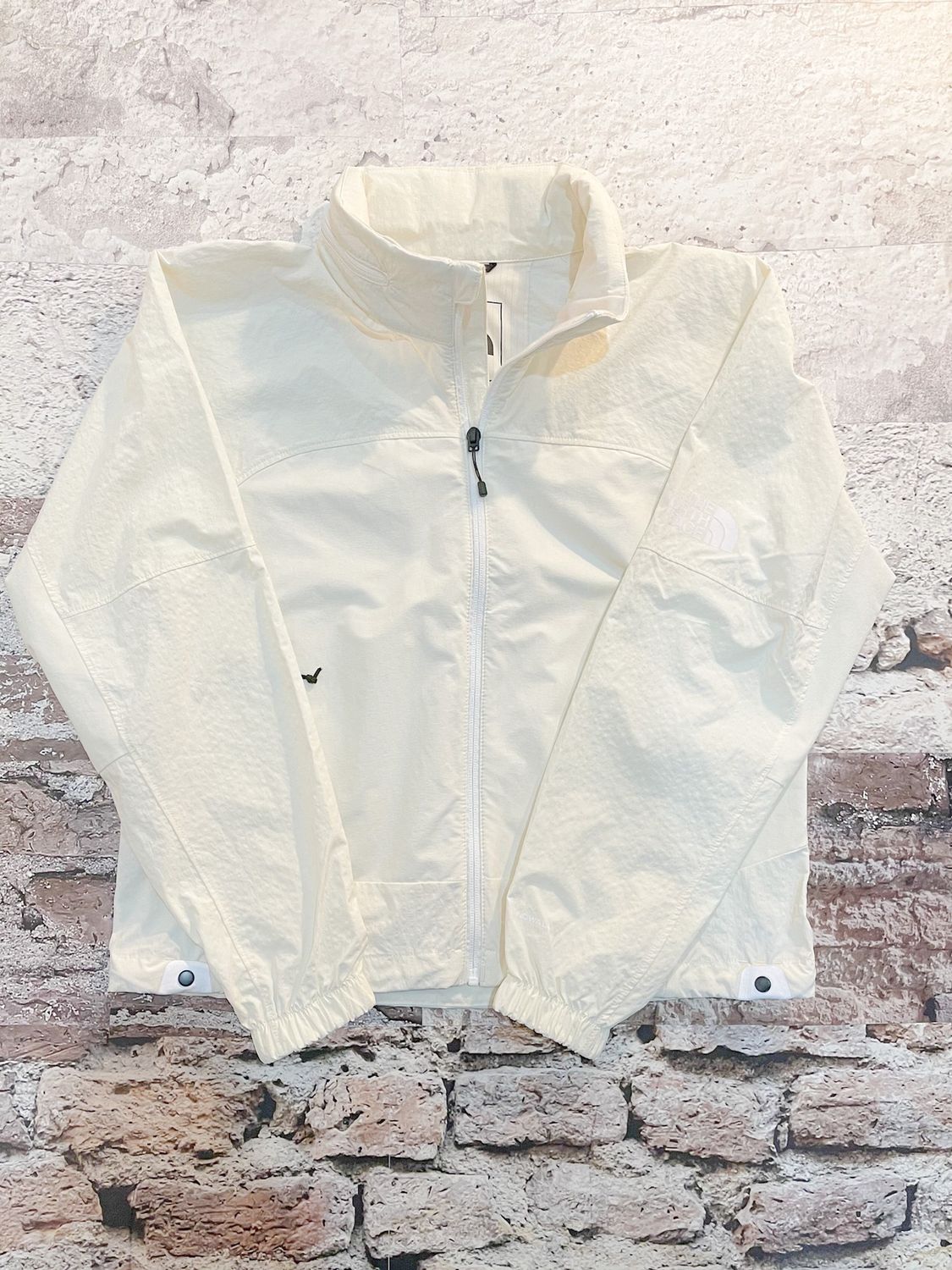 Women's Utility Wind Jacket, Color: White Dune, Size: Extra Small