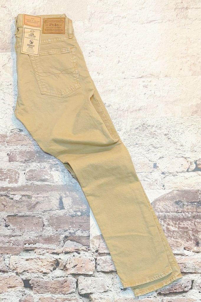 Varick Slim Straight Denim, Color: Khaki, Size: 31