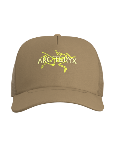 Bird Word Trucker Hat, Colour: Canvas / Euphoria, Size: S-M