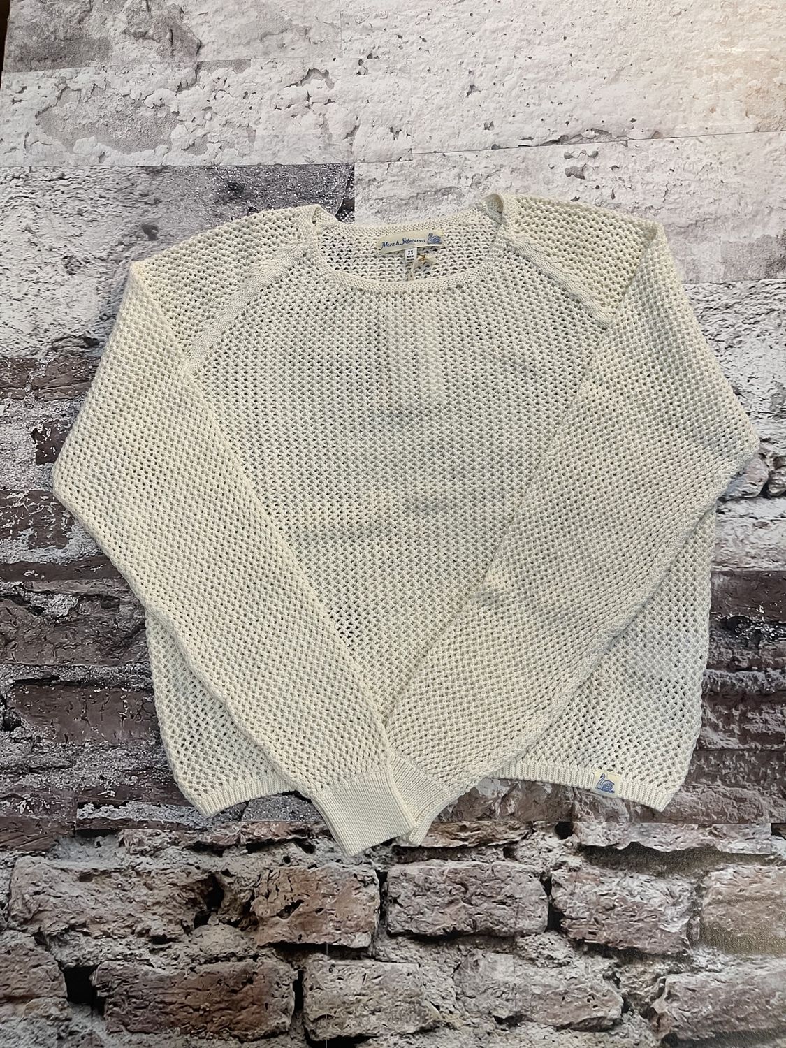 1960s Crochet Cotton Raglan Sweater