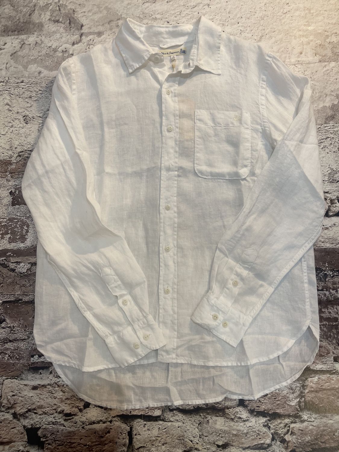 Relaxed Fit Linen Long Sleeve Shirt