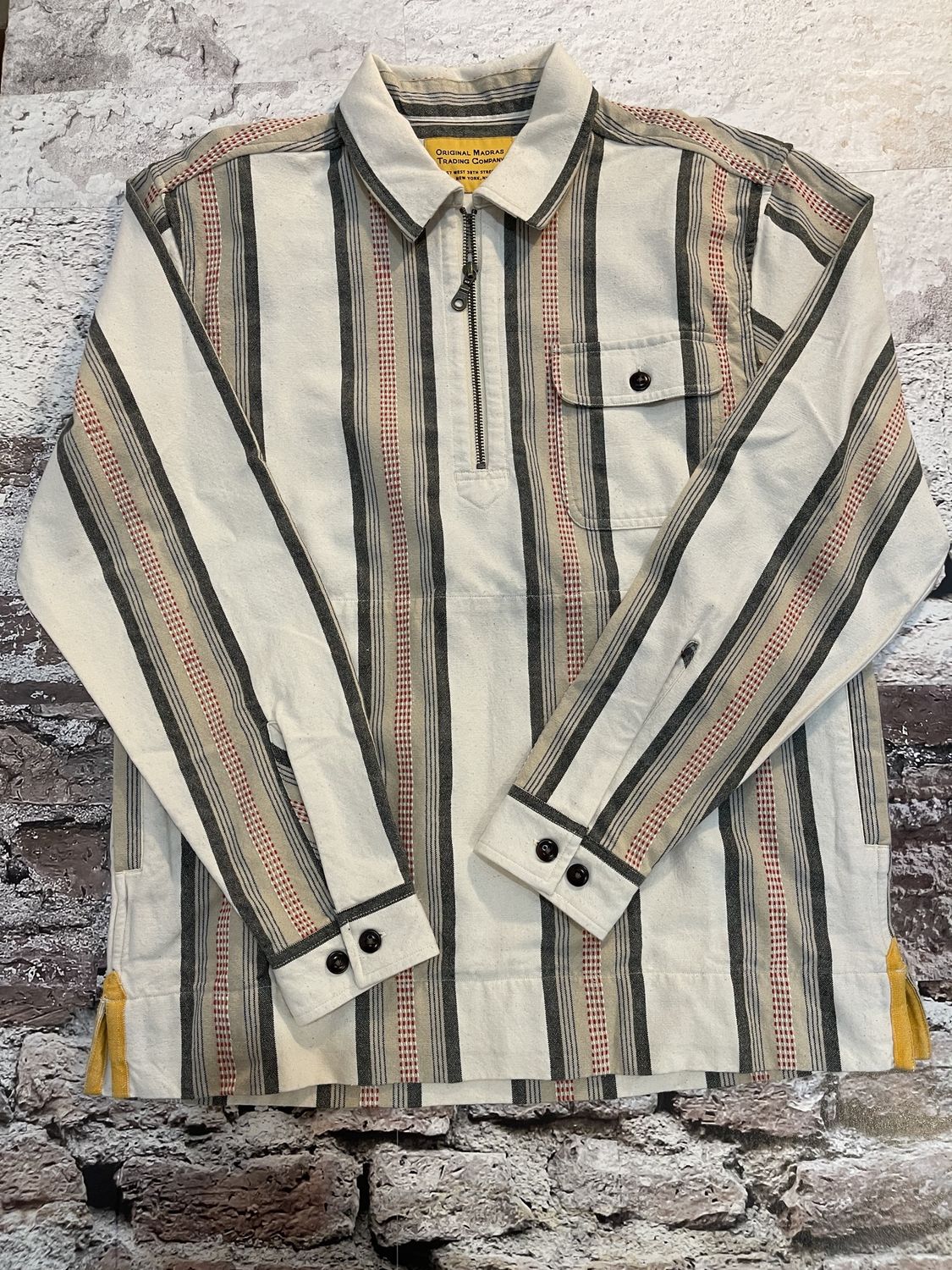 Collared Half Zip LS Shirt