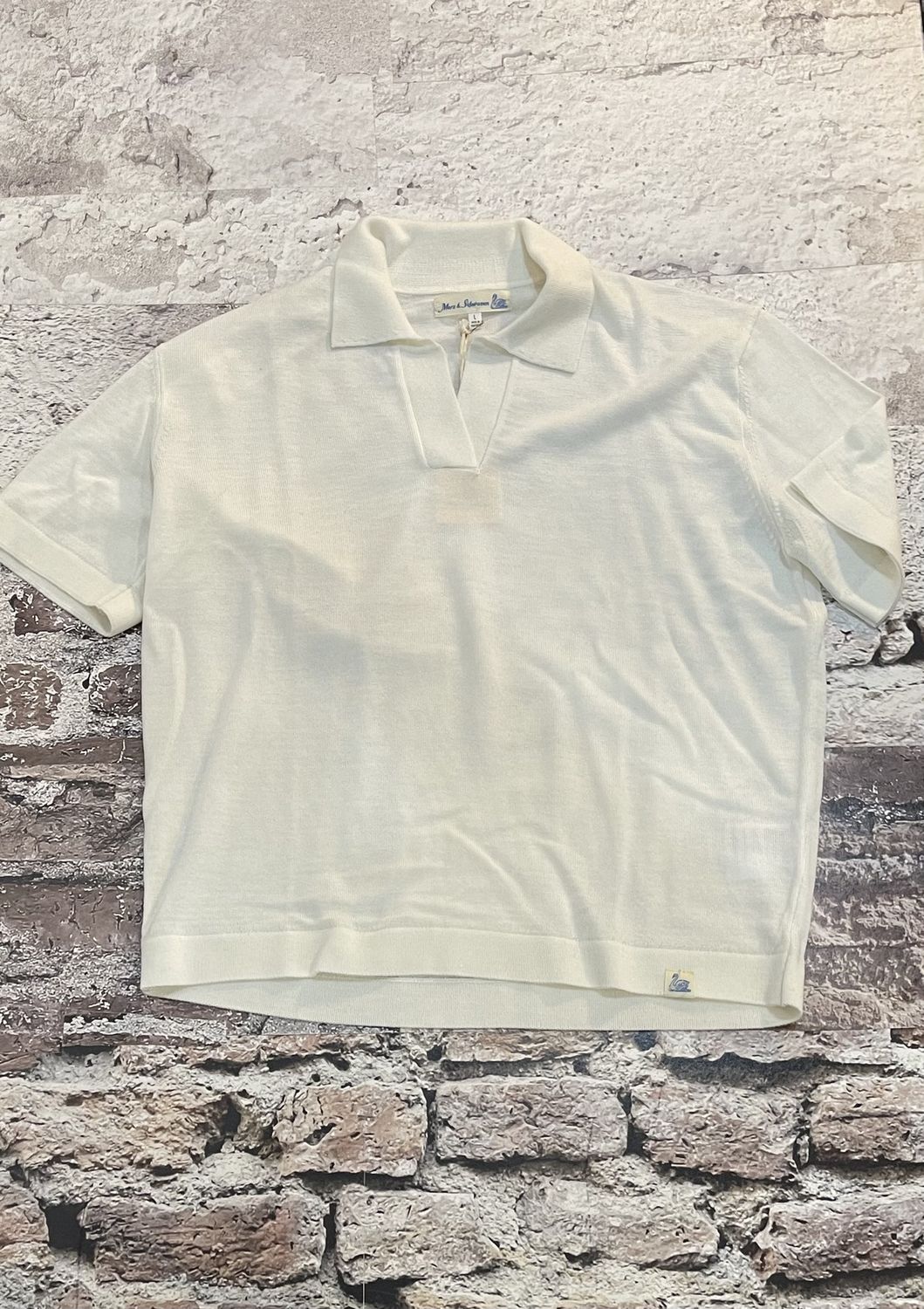 Refined Merino Wool Short Sleeve Women's Polo Shirt