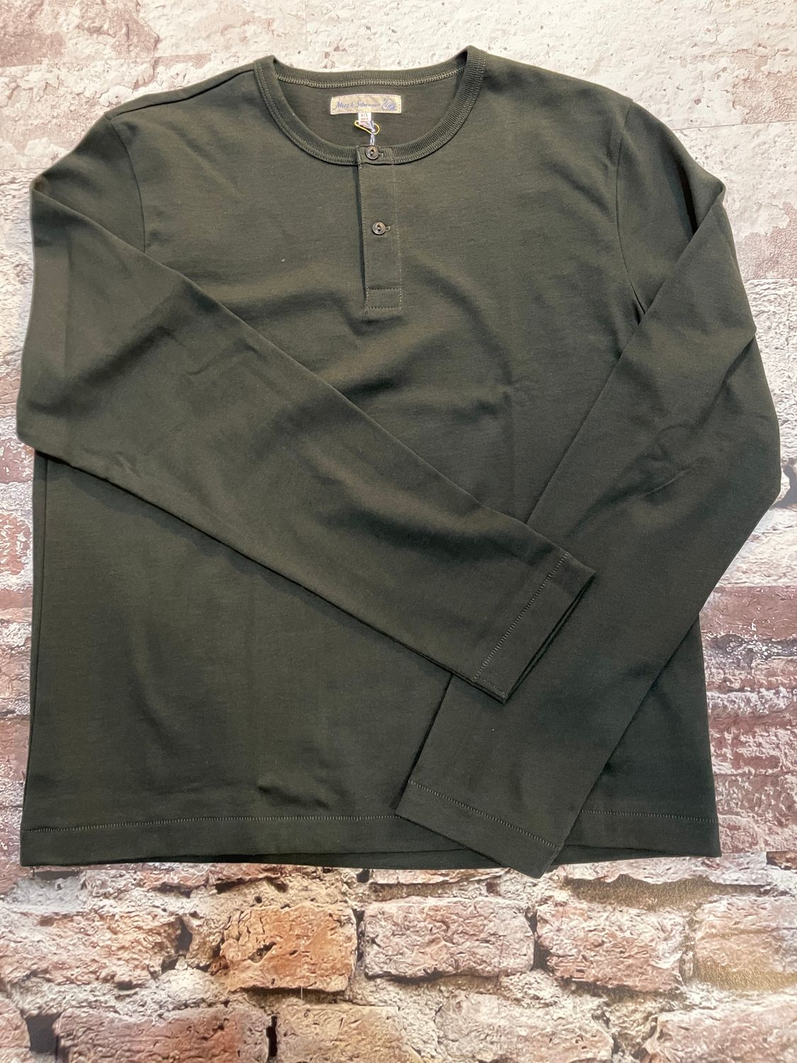 2M16 Cropped Vintage Henley