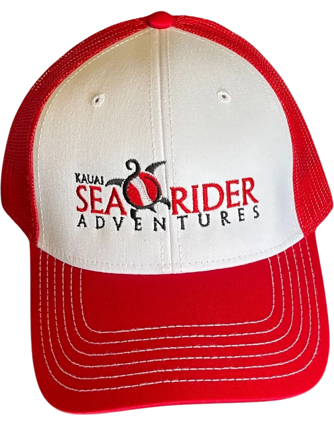 KSR Embroidered Trucker Hats, Color: RED