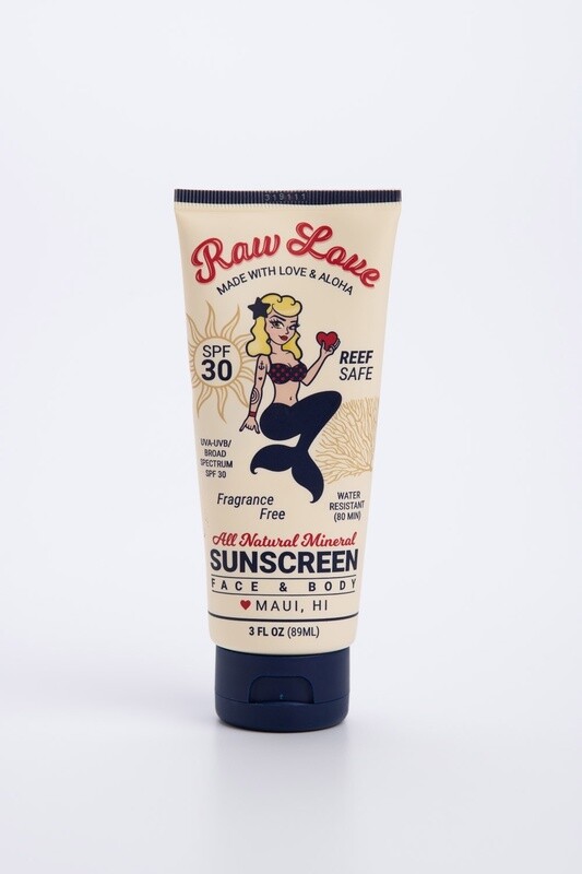 Raw Love Sunscreen Lotion - 3oz
