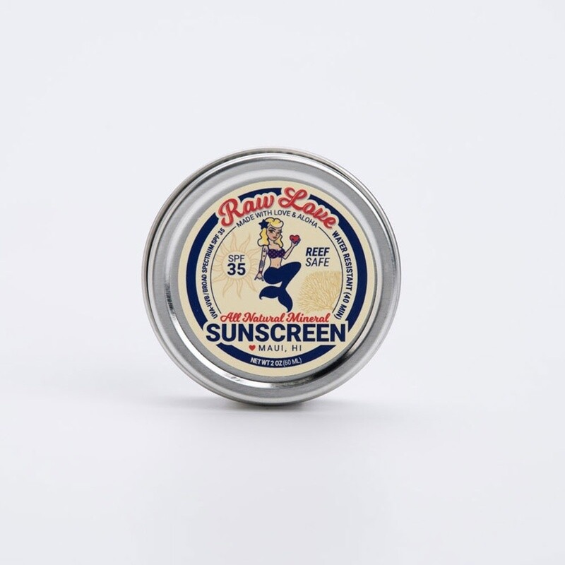 Raw Love Sunscreen - 2 oz Tin