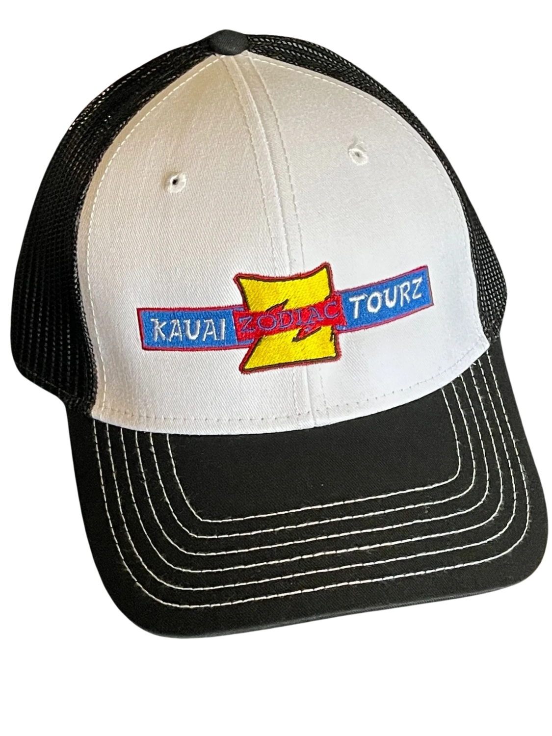 ZT Embroidered Trucker Hats, Color: BLACK