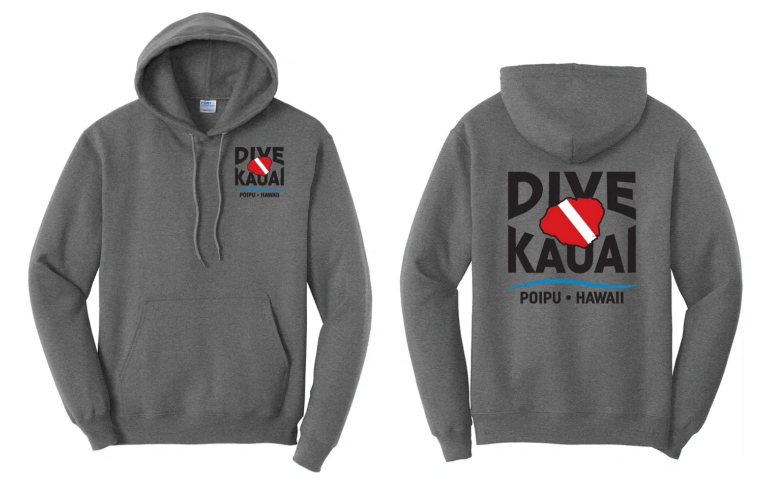 DK Core Fleece Hoodie, Color: Heathered Gray, Size: Small